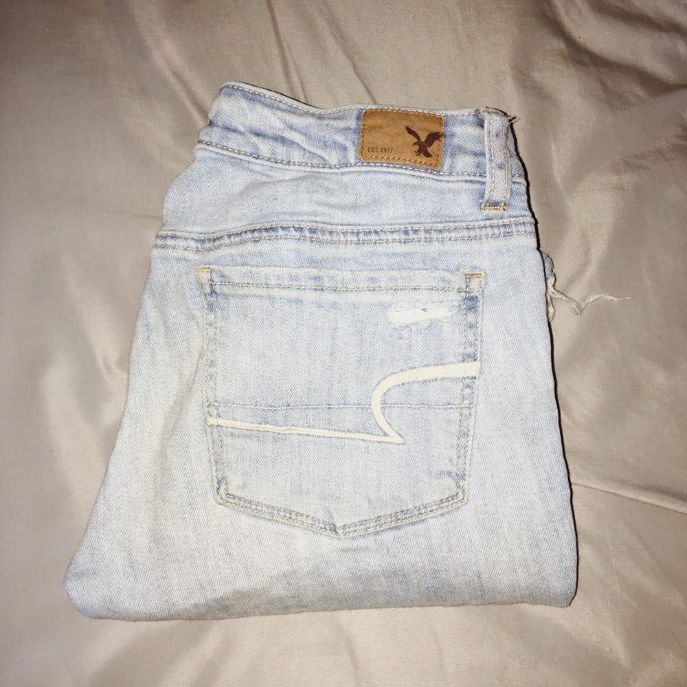 AE mom jeans